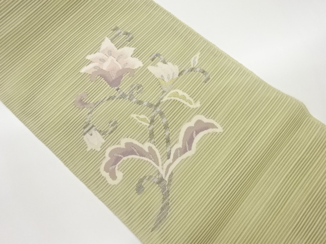 絽綴れ花唐草模様織出し名古屋帯 | 宗 sou::お茶道具・着物のお店